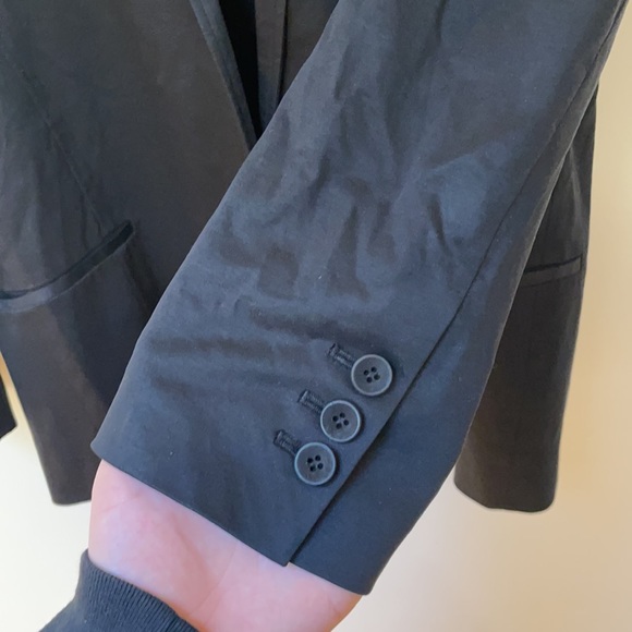 Helmut Lang Black Le Smoking Wool Tuxedo Blazer - Picture 5 of 6
